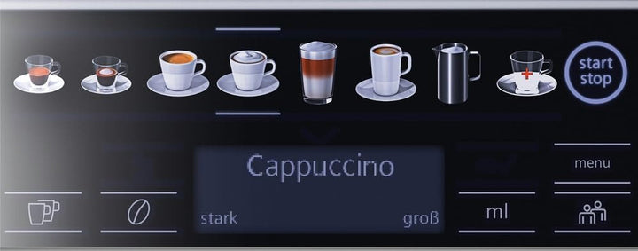 Aparat de cafea complet automat SIEMENS EQ6 plus S300 TE653501EN, Pentru multe specialități de cafea, spumă de lapte, râșniță ceramică, funcție de cupă dublă, anticalcar, curățare automată cu abur, 1500 W, Argint