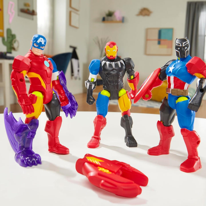 Mixmashers Marvel Captain America Avengers Mix-And-Match Action Figure & Accesorii