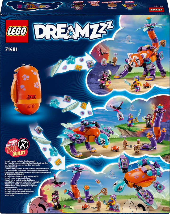 LEGO Dreamzzz 3-In-1 Izzies Dream Animals, ou magic cu minifigurinele Izzy și Dizzy și figuri de animale, set de joacă Fantasy, cadou pentru fete și băieți de la 8 ani 71481