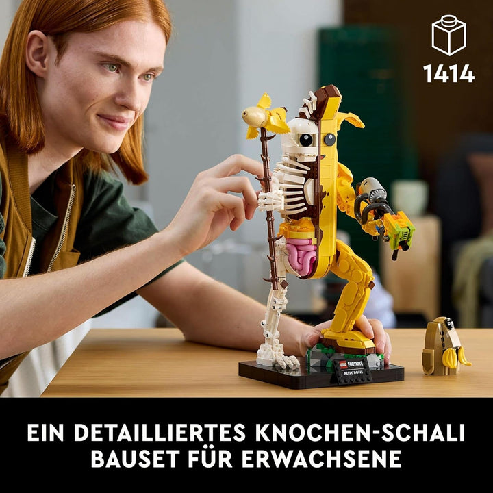 LEGO Fortnite bone shali - Inclusiv aruncător de vopsea și târnăcop pentru bătut boluri - Obiect de colecție pentru fanii jocurilor video - Set de construcție pentru adulți ca decor pentru casă sau birou - 77072