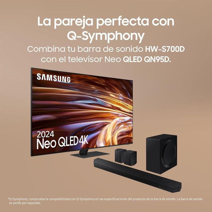 SAMSUNG Soundbar HW-S700D/ZF - Ultra Slim-Design, Dolby Atmos Kabellos, Q-Symphony, 3.1 Kanäle Und Spacefit Sound