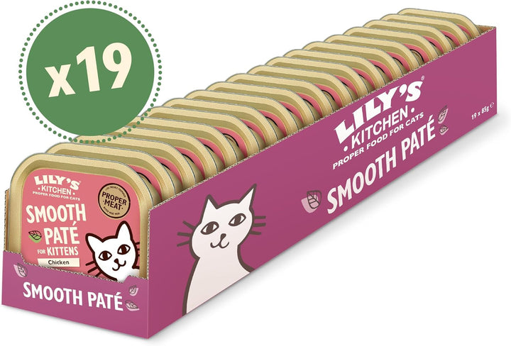 Lily'S Kitchen Whole Food Hrană umedă pentru pisici tinere 19 boluri (19 X 85G) Păsări