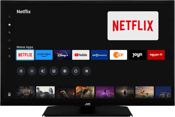 JVC Fernseher 32 Zoll Smart TV Powered by Tivo (Hd-Ready, HDR, Triple-Tuner, 6 Monate HD+ Inkl.) LT-32VH5355