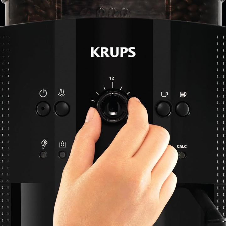 Espressor Krups Roma EA81M8 1,7 L, 3 setări de temperatură, 3 texturi de măcinare, negru