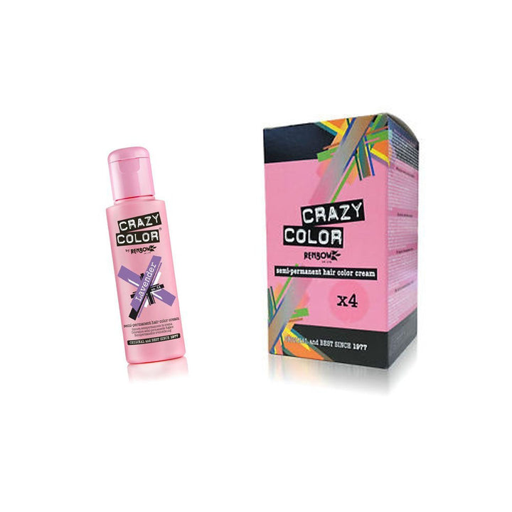Renbow Semi-Permanent Hair Colour Vopsea portocalie 60-100 ml, 1 pachet (1 x 115 g) Vopsea pentru par Naty Shop Lavanda 400 Ml (1 pachet)
