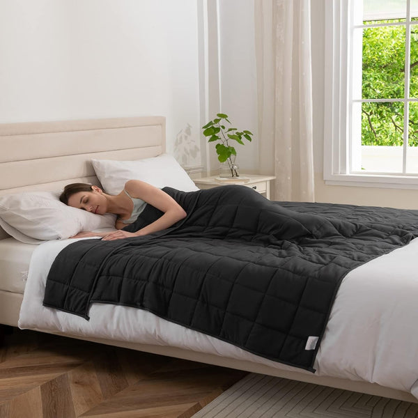 Good Nite Pătură cu greutate pentru adulți Pătură grea pentru simțuri calme Gri 8 Kg 150 X 200 Cm