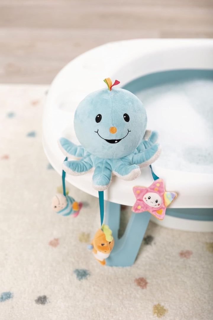 Jucărie de baie Octily 18x14cm incl. 3 figurine în cutie cadou 23.5x17x13.5cm albastru - jucărie cu elemente de prindere - jucărie pentru copii pentru baie pentru prindere și joacă Jucarii Bebe Naty Shop