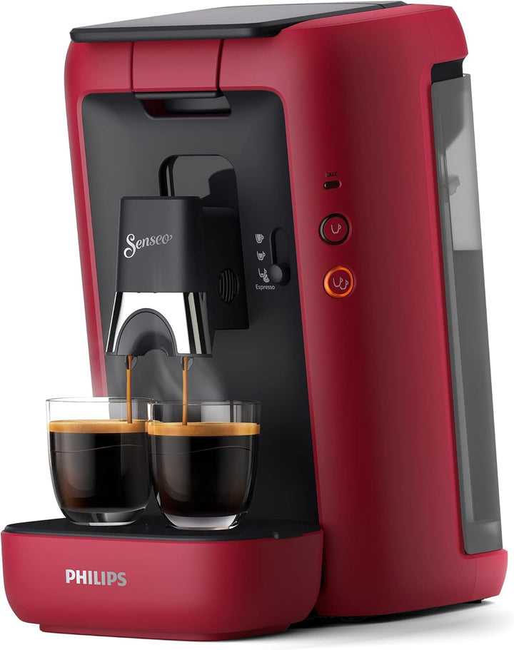 Aparat de cafea cu doze Philips Senseo Maestro STAR - Tehnologie Intense plus, Calitate espresso perfectă, Rezervor de apă de 1,2 litri, Design ecologic, Funcție Memo, Indicator de detartrare (CSA260/10)