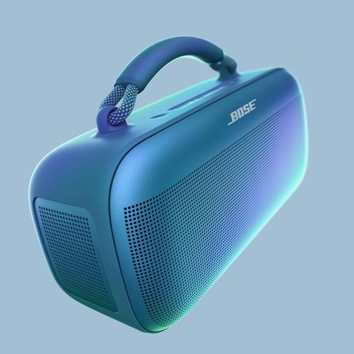 Bose Noua boxă portabilă Soundlink Max, boxă Bluetooth mare, impermeabilă, baterie cu autonomie de până la 20 de ore, USB-C, intrare auxiliară încorporată de 3,5 Mm, Blue Dusk