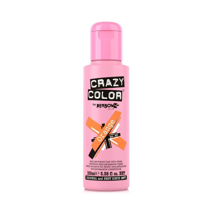 Renbow Semi-Permanent Hair Colour Vopsea portocalie 60-100 ml, 1 pachet (1 x 115 g) Vopsea pentru par Naty Shop Blondă 100 Ml (1 pachet)