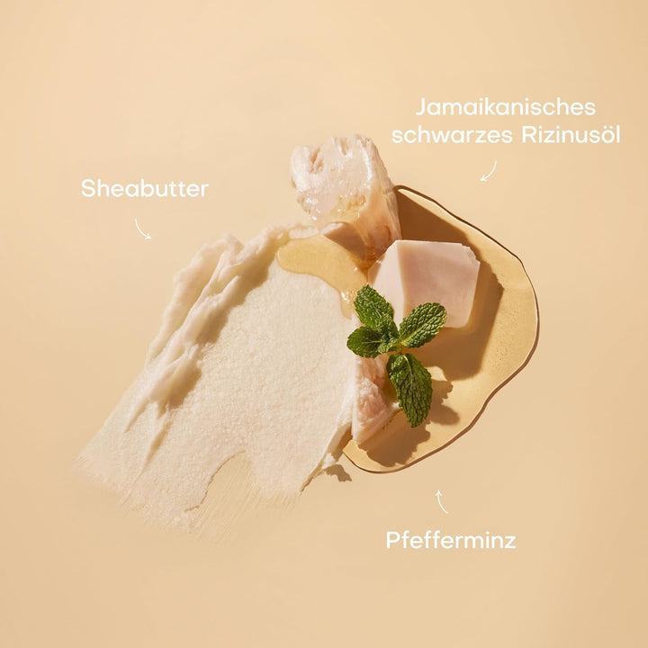SheaMoisture Jamaican Black Castor Oil mască de păr fără silicon și sulfați Mască de tratament pentru păr Strength&Restore pentru păr natural, prelucrat chimic sau coafat cu căldură 355 ml Masca de par Naty Shop
