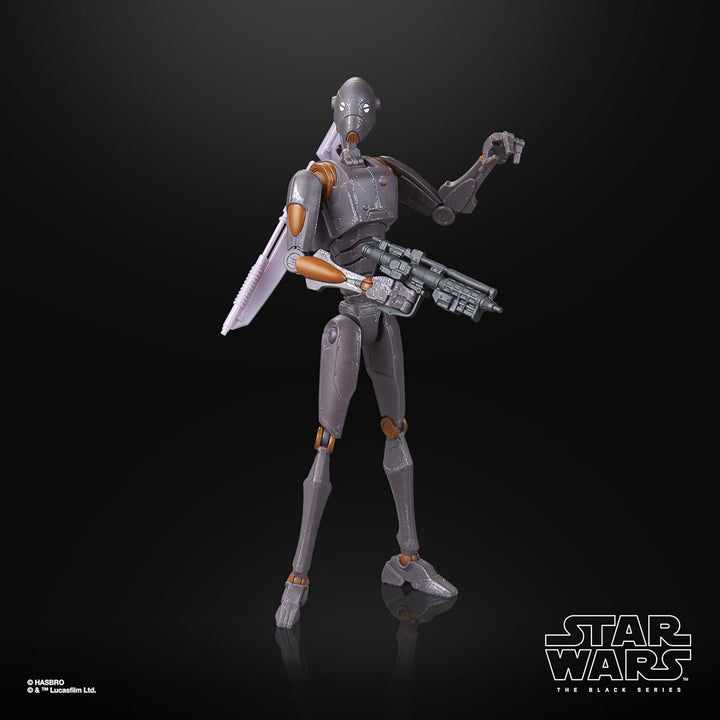 Star Wars Seria Neagră Commander Droid, Star Wars: Războiul Clonelor Premium colecționabil Figura de acțiune (15 Cm)