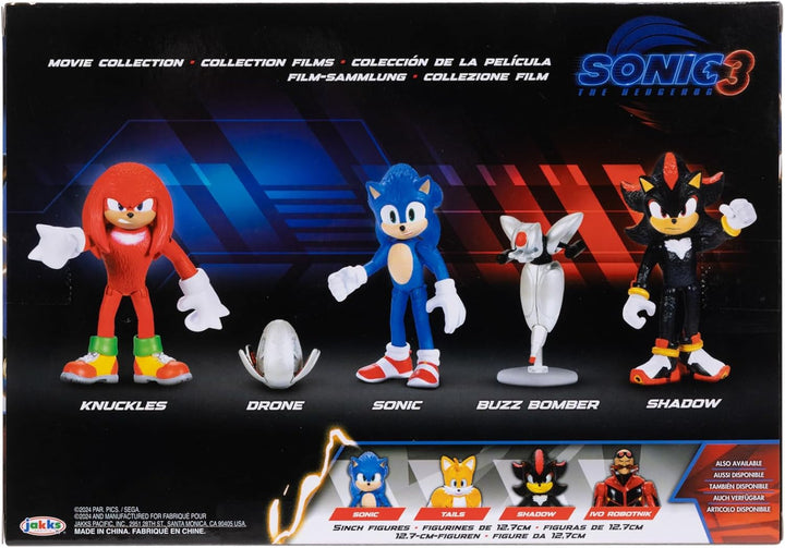 Sonic 3 Film 6 Cm Figuri de acțiune Multipack