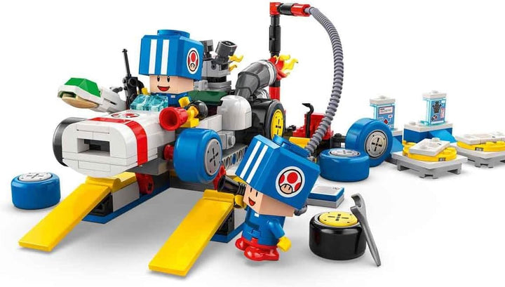 LEGO Super Mario: Mario Kart - Atelierul lui Toad, personaj Nintendo, jucărie personalizabilă, set de aventură, cadou pentru băieți, fete și gameri de la 8 ani 72035 Seturi de constructie Besuche den LEGO-Store