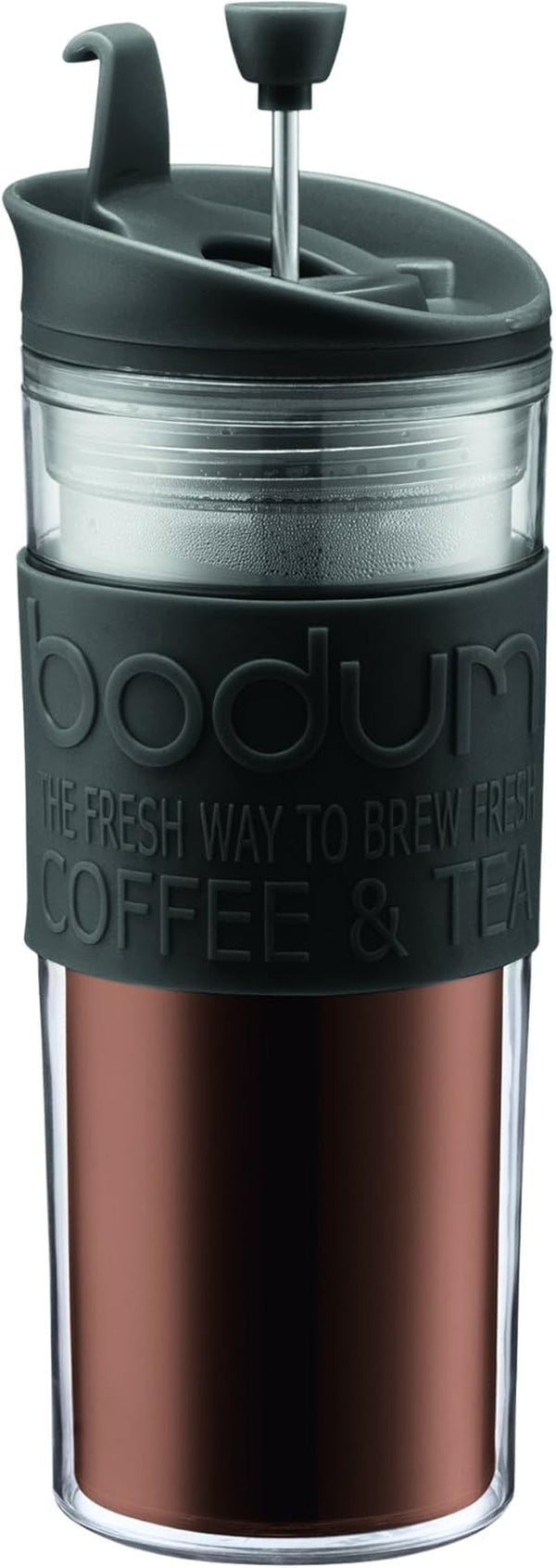 Bodum, Cafetieră cu presă de călătorie 0,45 litri, Negru