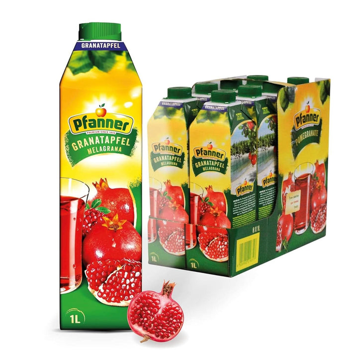 Pfanner Nectar de fructe cu căpșuni (8 X 1 litru) - 30 % conținut de fructe - băutură de căpșuni