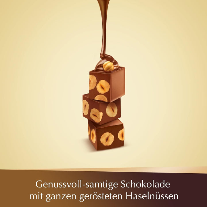 Lindt Schokolade NUXOR Milch | 103 G Beutel | Cremige Gianduja Milch-Schokolade Mit Ganzen, Gerösteten Haselnüssen | Pralinen-Geschenk | Schokoladengeschenk