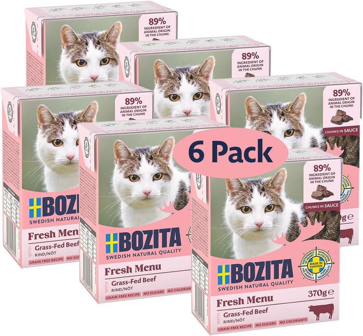 Bozita Mărunțișuri în sos cu pui și curcan Multibox 6X370G în Tetra