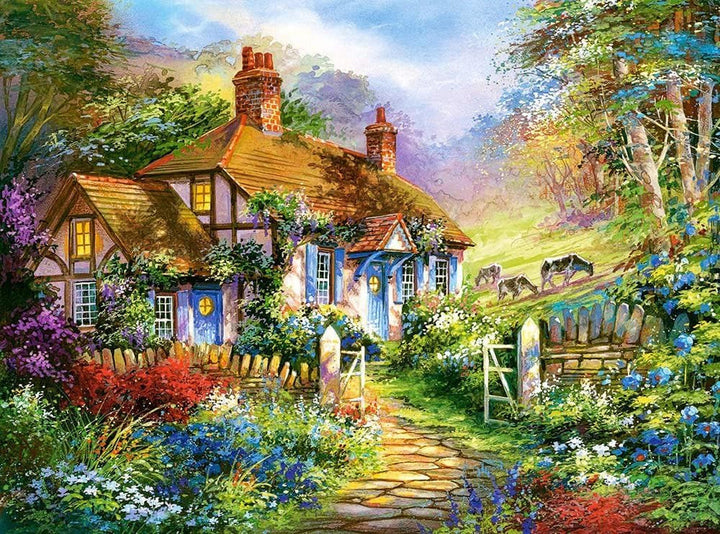 Castorland C-300402-2 - Forest Cottage, puzzle jigsaw 3000 piese