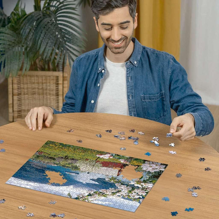 Ravensburger Puzzle 12000208 - Scandinavian Idyll - puzzle jigsaw de 500 de piese pentru adulți și copii de peste 10 ani, puzzle peisaj cu motive norvegiene