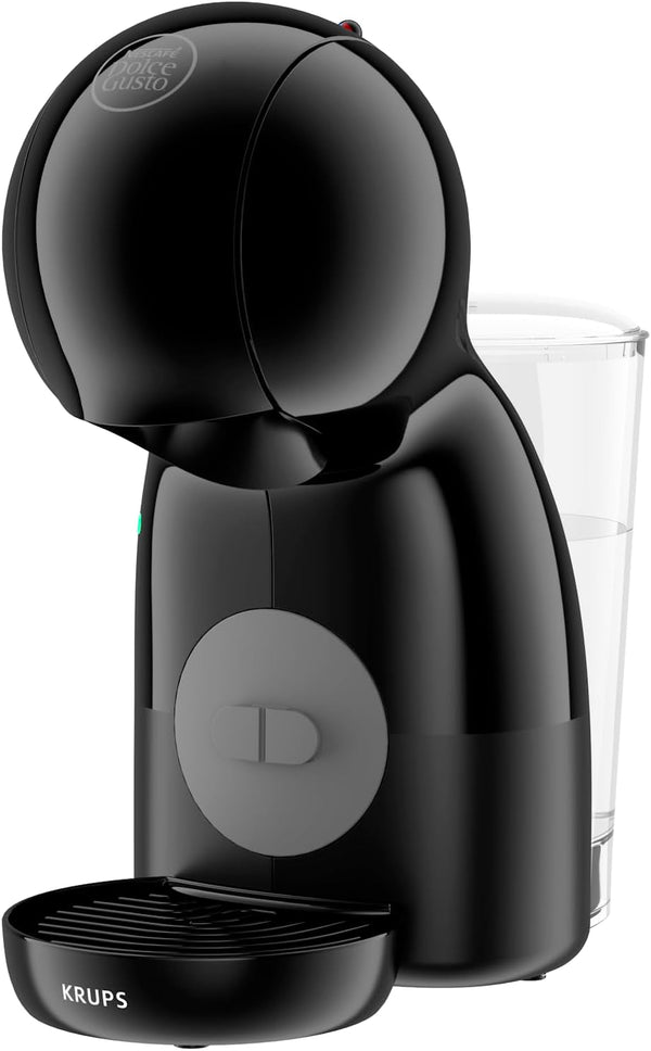 NESCAFÉ Dolce Gusto Piccolo XS by KRUPS, Aparat de cafea cu capsule, 15 bar, Rezervor de apă 0.8L, Mod de economisire a energiei, Se potrivește în orice bucătărie datorită amprentei reduse, Băuturi calde și reci, Antracit, KP1A3B