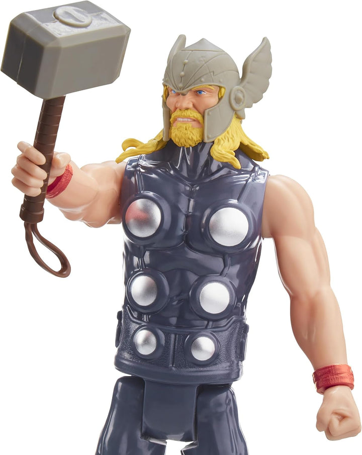 Marvel Avengers Titan Hero Series Blast Gear Thor Action Figure, jucărie mare de 30 cm, pentru copii de la 4 ani în sus
