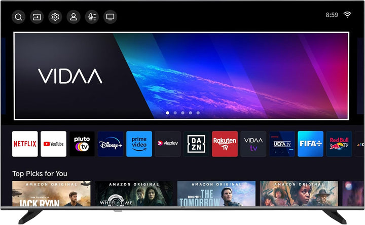 JVC Fernseher 32 Zoll Smart TV Powered by Tivo (Hd-Ready, HDR, Triple-Tuner, 6 Monate HD+ Inkl.) LT-32VH5355