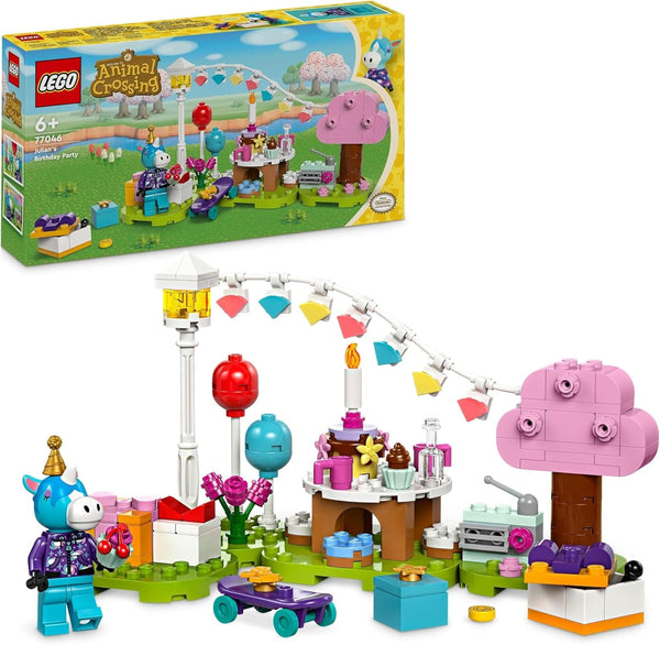 LEGO Animal Crossing Jimmy's Birthday Party, jucărie creativă pentru copii, set de animale cu personajul cal din jocul video, cadou pentru fete și băieți de la 6 ani 77046