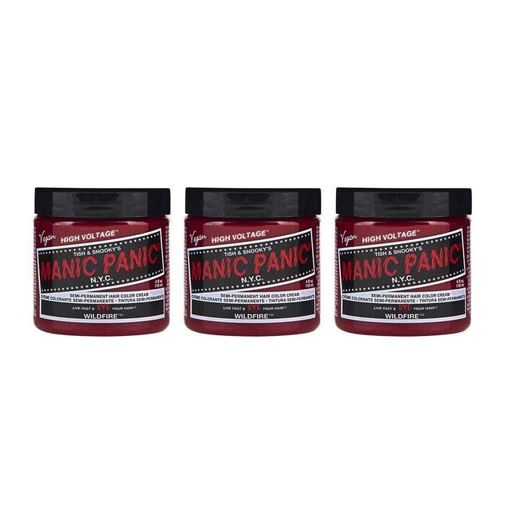 Manic Panic Electric Lizard Classic Cream, vegan, fără cruzime, vopsea de păr verde semipermanentă 118ml
