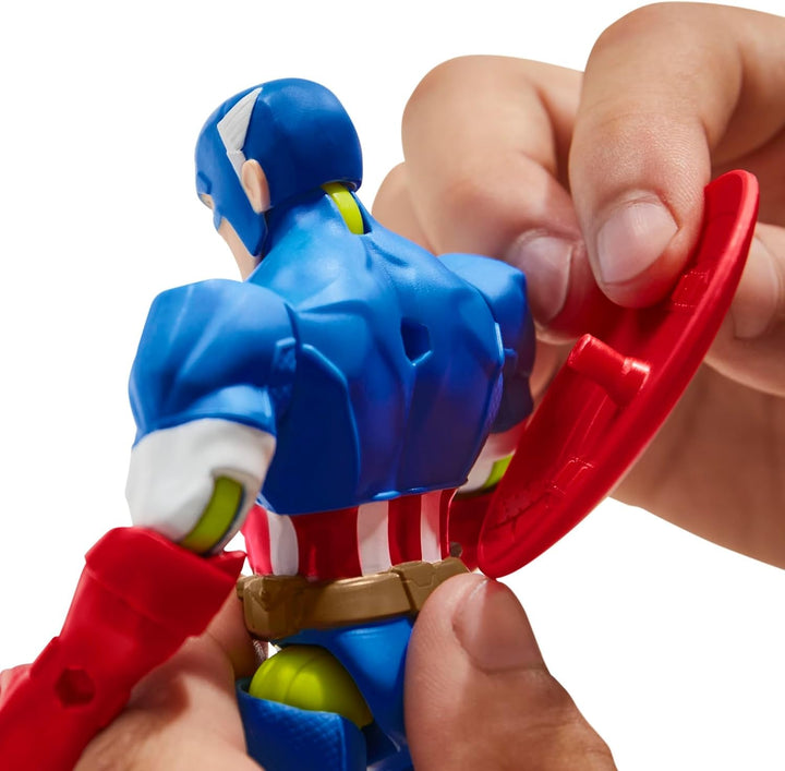 Mixmashers Marvel Captain America Avengers Mix-And-Match Action Figure & Accesorii