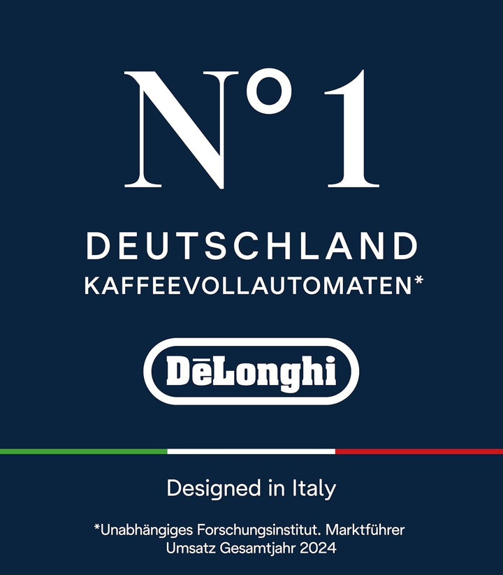 De'Longhi Dinamica plus ECAM382.70.B, Espressor automat pentru boabe de cafea, Espressor Cappuccino cu Latte Crema Hot, Espressor cu 18 rețete, Ecran TFT de 3,5 inci, 1450 W, Negru