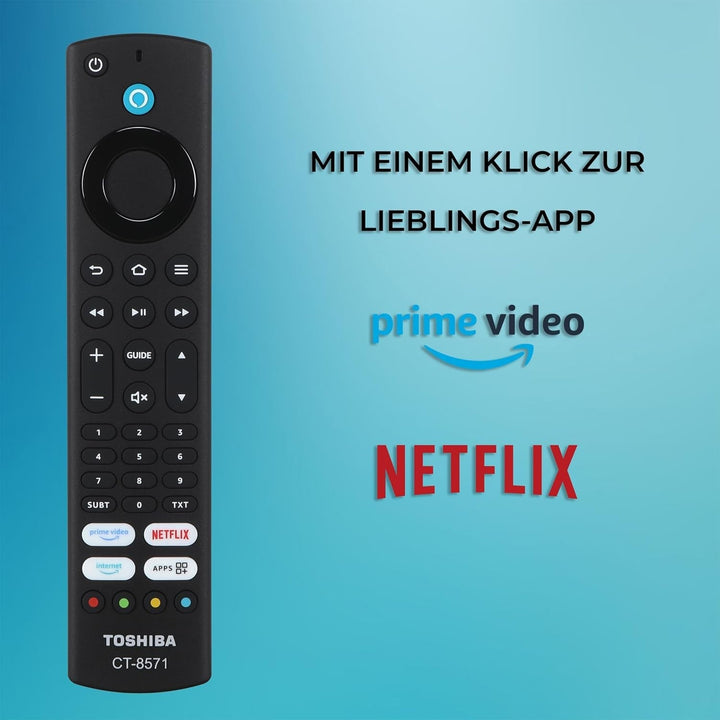Toshiba 32 Zoll Fernseher Fire TV (Full HD, HDR, Smart TV, Triple-Tuner, Alexa Built-In, Bluetooth) 32LF3F63DAZ