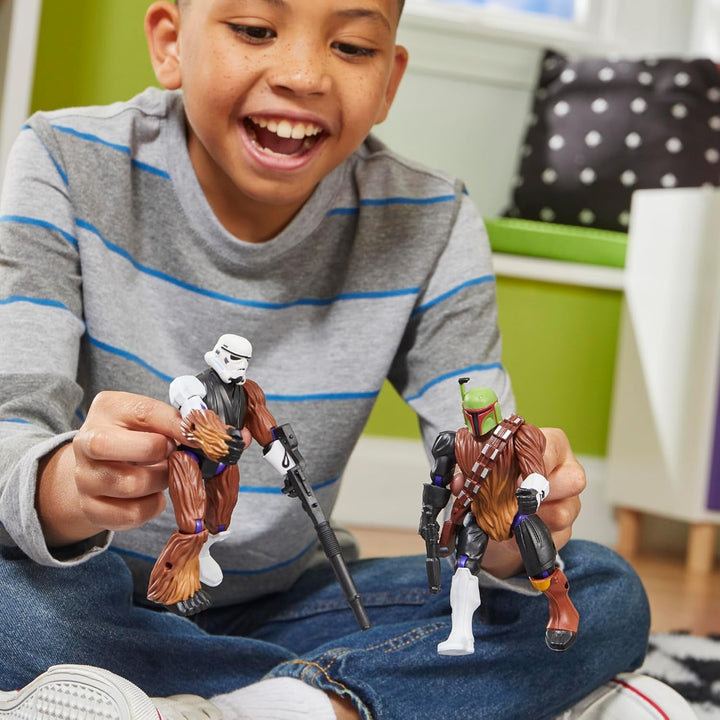 Star Wars Mixmashers Boba Fett Personalizabil Mix-And-Match Action Figure & Accesorii