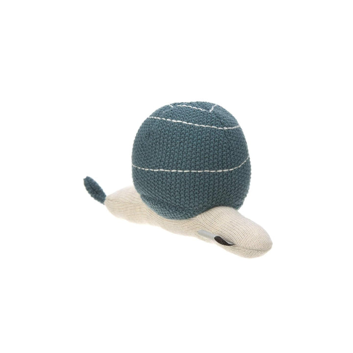 LÄSSIG jucărie pentru copii cu clopoțel Garden Explorer melc albastru Jucarii Bebe Naty Shop
