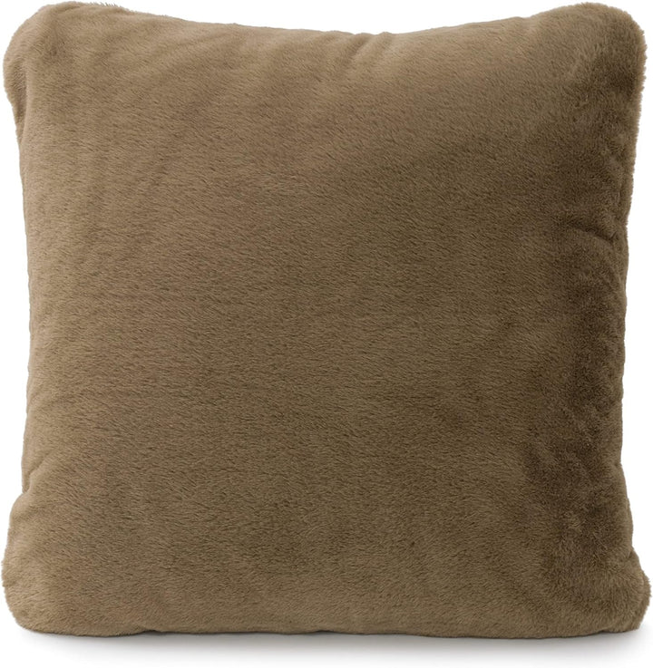 Gözze - Husă de pernă confortabilă, Merino Feeling, 50X50 Cm - Verde închis Paturi si Cuverturi Besuche den GÃ¶zze-Store Taupe