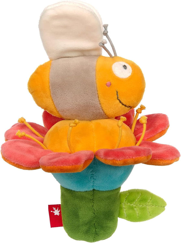 SIGIKID 42613 Zornăitor floare și albină PlayQ fete și băieți jucărie pentru copii recomandată de la 3 luni multicolor Jucarii Bebe Naty Shop Multicolor / albină