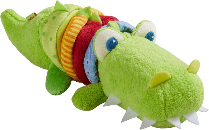 HABA 304759 - Zornăitor crocodil, jucărie pentru copii din țesătură cu motor cu zornăitor, jucărie de la 6 luni Jucarii Bebe Naty Shop Titlu implicit