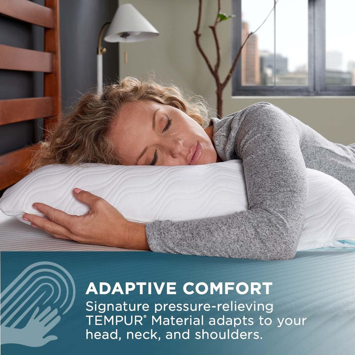 TEMPUR-PEDIC Pernă Tempur-Cloud Prohi, spumă cu memorie, alb/grădină opulentă, King