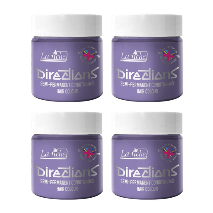 Culoare de păr semipermanentă Directions 100 ml cutie 4 pack (Pillarbox Red) Vopsea pentru par Naty Shop Antique Mauve 100 Ml (pachet de 4)