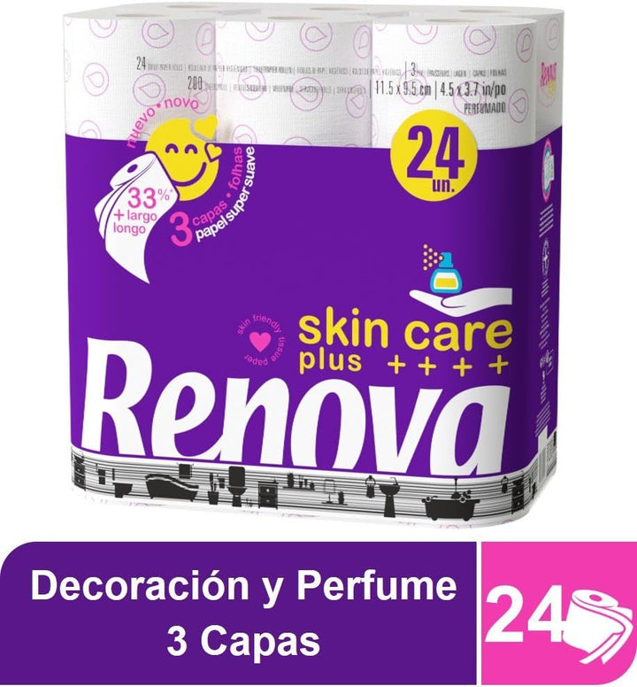 Hârtie igienică Renova parfumată - 24 role