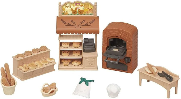 Sylvanian Families 5536 Set brutărie pentru casa de pornire - Casa de păpuși Playset