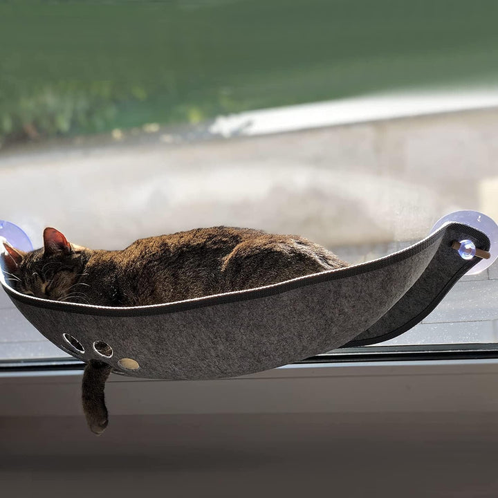 Șezlong pentru pisici, scaune de fereastră cu covorașe și ventuză pentru plajă, până la 20 kg, 70 cm x 29 cm