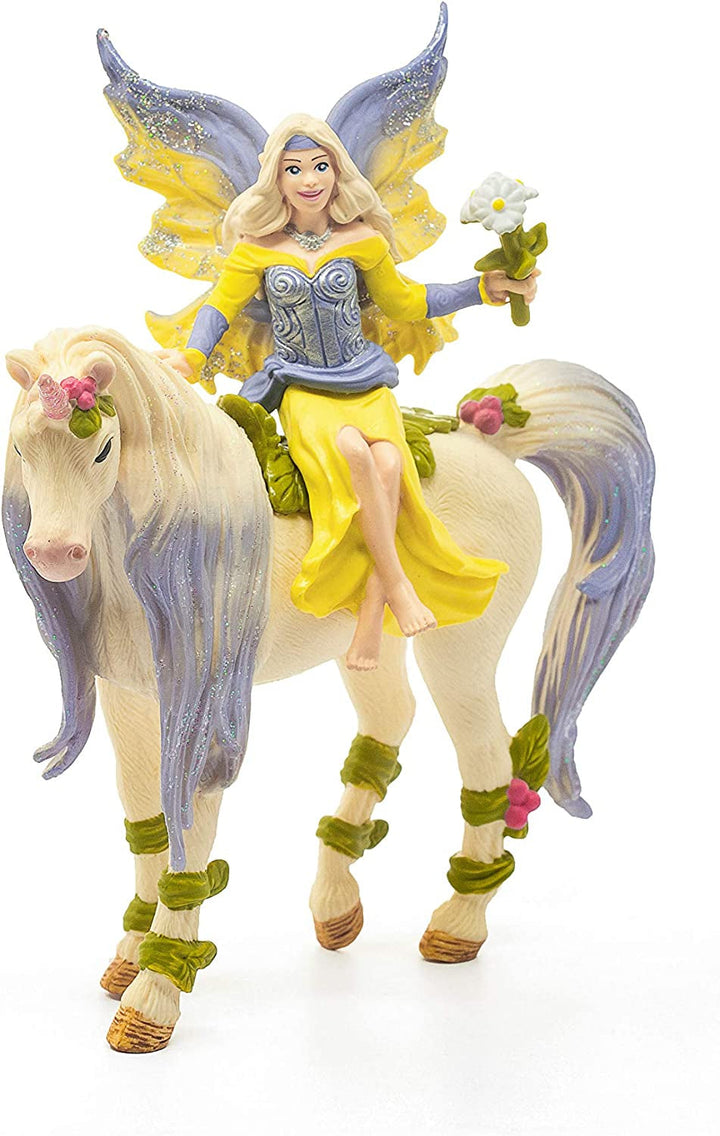 Schleich 70565 Sera cu unicorn înflorit, pentru copii cu vârsta cuprinsă între 5-12 ani, BAYALA - play figure