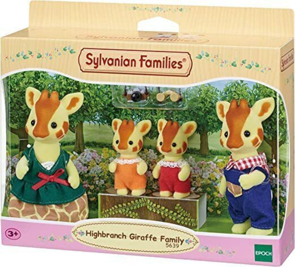 Sylvanian Families 5639 Familia Giraffe - Figuri pentru casa de păpuși
