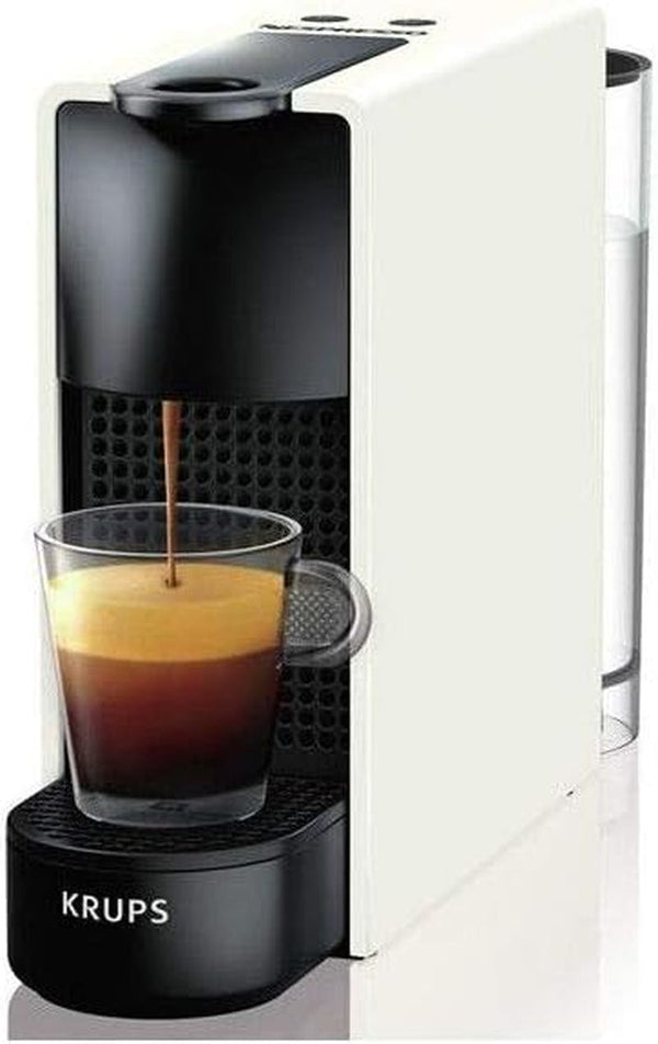 Krups Nespresso Essenza Mini Pure White Espressor de cafea cu capsulă de cafea Espresso Style Barista Espressor compact YY2912FD