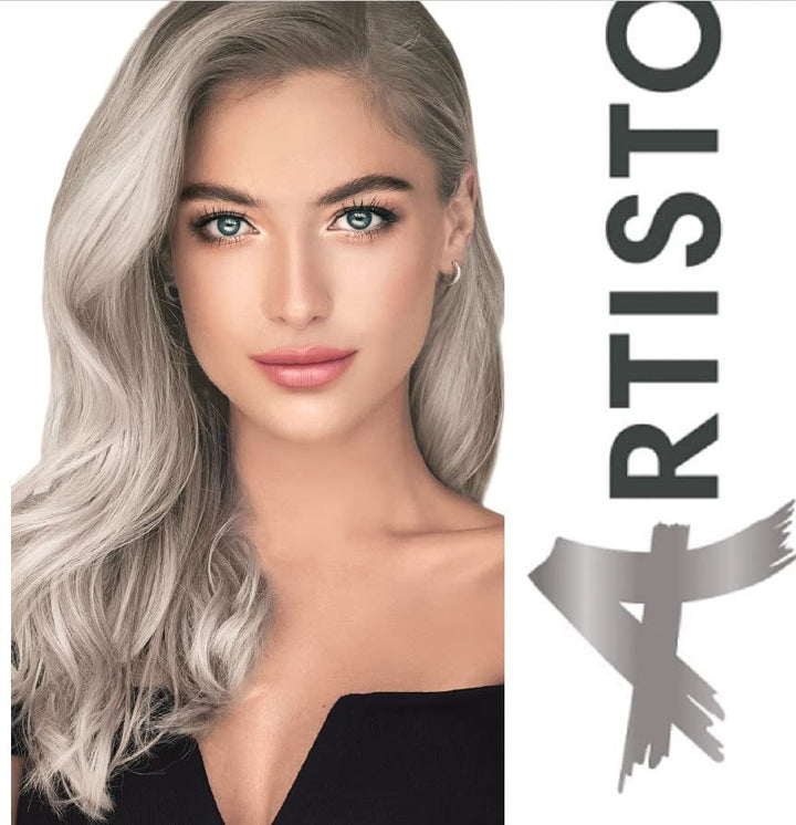 Culoarea permanentă a părului Color & Care 120ml, rezultat profesional, acoperirea părului gri, îmbogățită cu complexe de îngrijire a uleiurilor-Culoarea părului de lungă durată (10.1 Super blond deschis cenușă) Vopsea pentru par Naty Shop