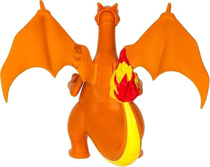 Pokémon PKW0368 - Battle Feature Figure - Glurak, figură mobilă oficială, 11,5 cm