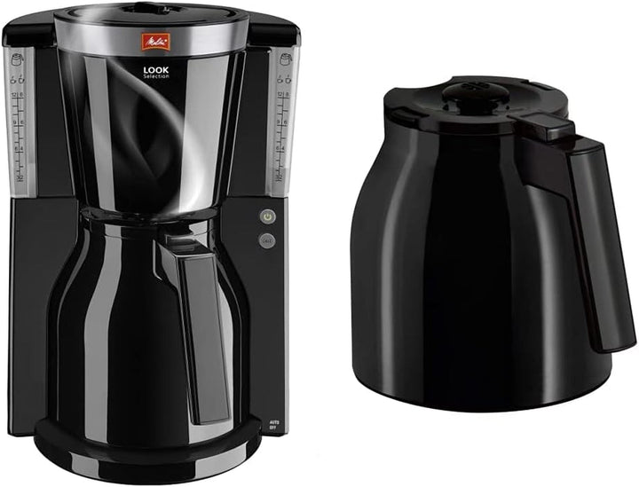 Melitta Look Therm Selection - Espressor cu filtru - Cu termos - Anti-picurare - 8 cești - Negru (1011-12)