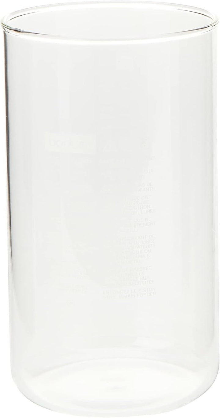 Bodum 01-10945-10 Cafetieră Presă de Rezervă Fără Cioc, Sticlă Borosilicat - 8 Căni (1 L), Transparentă