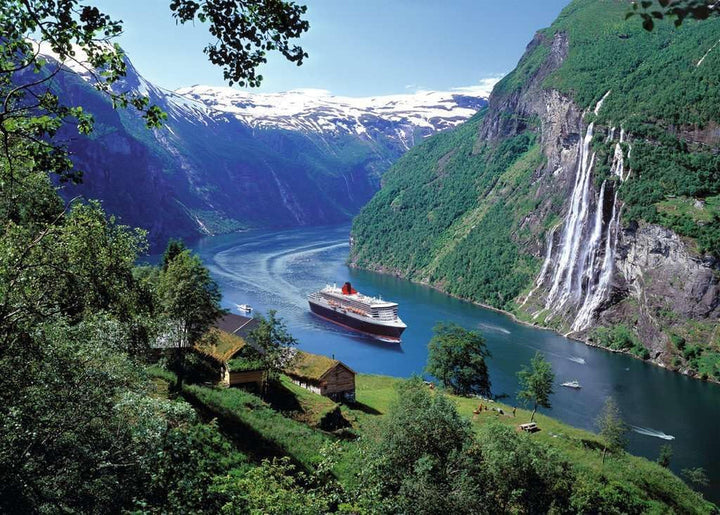 Ravensburger Puzzle 12000475 - Norwegian Fjord - Puzzle de 1000 de piese pentru adulți și copii de la 14 ani, puzzle cu peisaj norvegian
